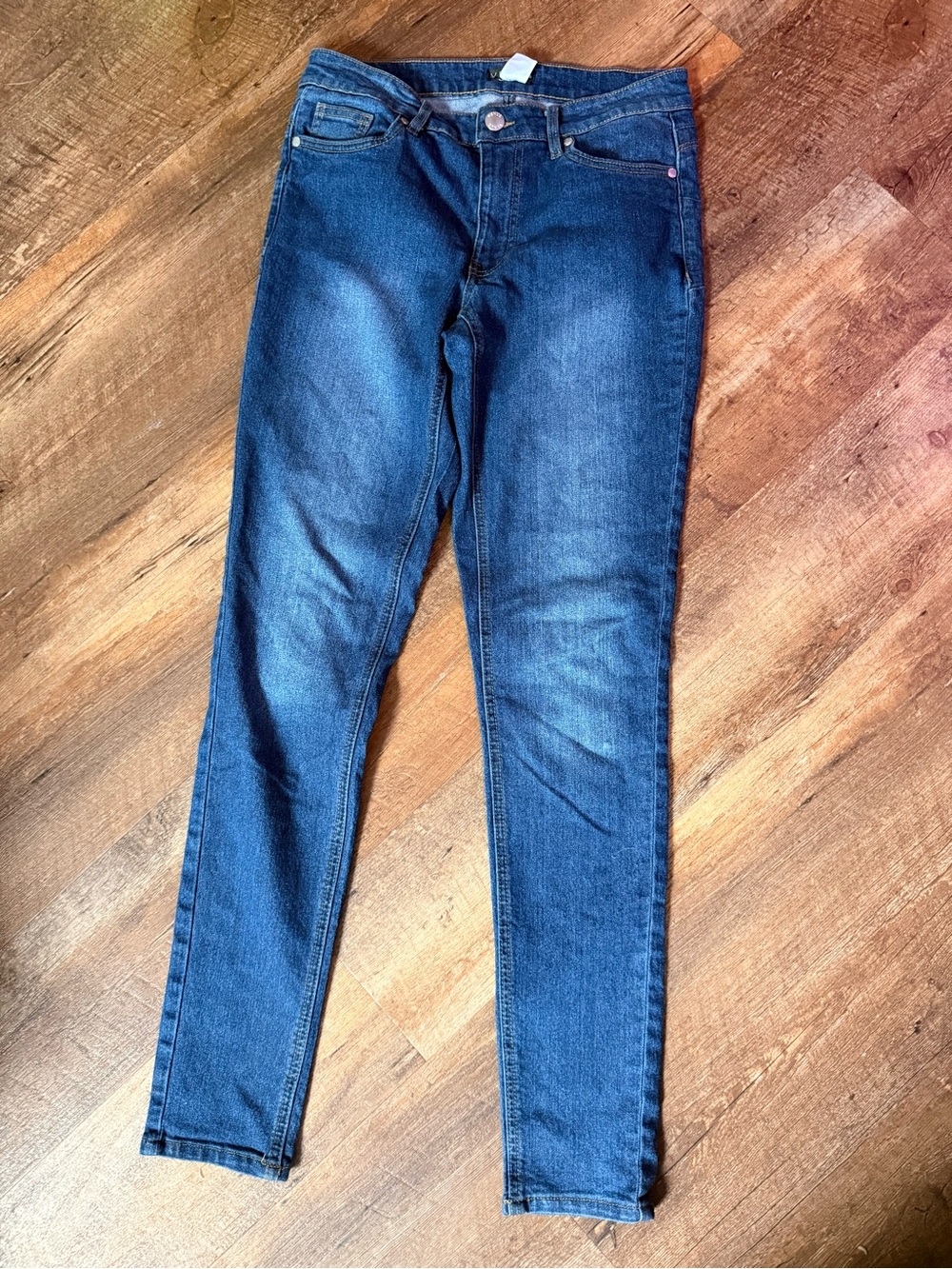 VENUS Women's Blue Skinny Jeans